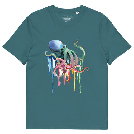 T-shirt unisexe en coton biologique - Pieuvre - pimp your tee