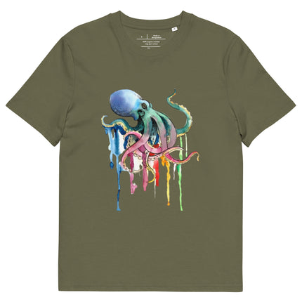 T-shirt unisexe en coton biologique - Pieuvre - pimp your tee