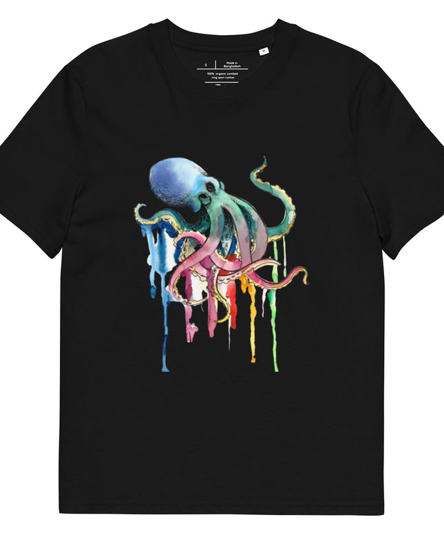 T-shirt unisexe en coton biologique - Pieuvre - pimp your tee