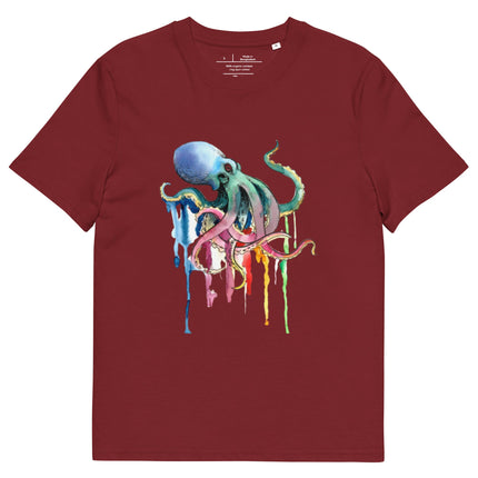 T-shirt unisexe en coton biologique - Pieuvre - pimp your tee