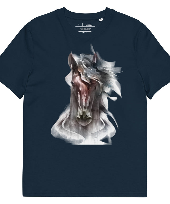 T-shirt unisexe en coton biologique - Tête de cheval - pimp your tee