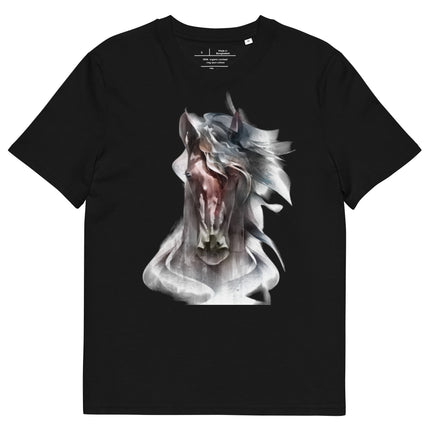 T-shirt unisexe en coton biologique - Tête de cheval - pimp your tee