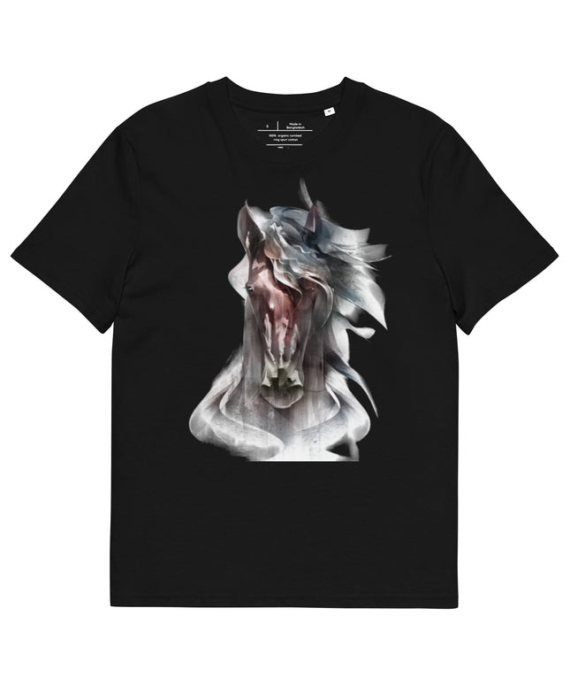 T-shirt unisexe en coton biologique - Tête de cheval - pimp your tee