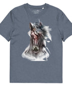 Dunkelmeliertes Blau