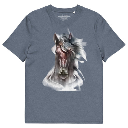 T-shirt unisexe en coton biologique - Tête de cheval - pimp your tee