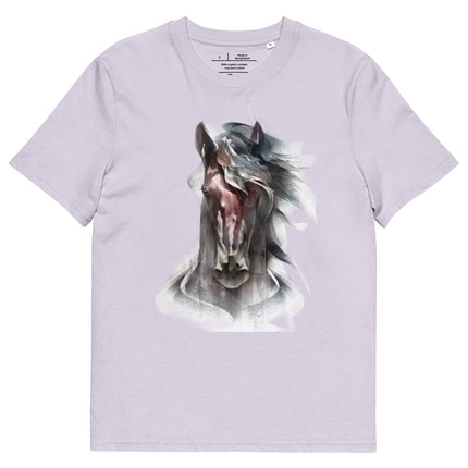 T-shirt unisexe en coton biologique - Tête de cheval - pimp your tee