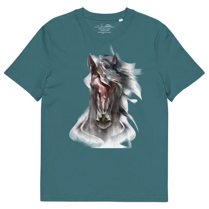 T-shirt unisexe en coton biologique - Tête de cheval - pimp your tee