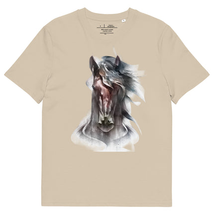T-shirt unisexe en coton biologique - Tête de cheval - pimp your tee
