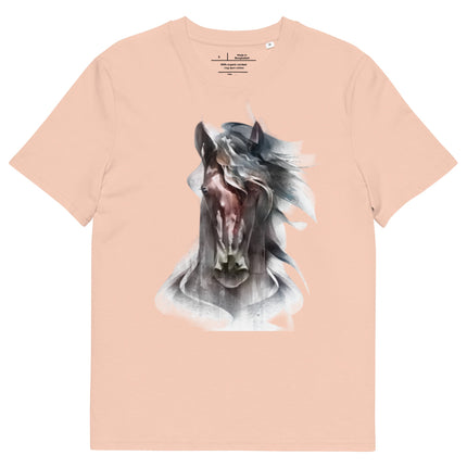 T-shirt unisexe en coton biologique - Tête de cheval - pimp your tee