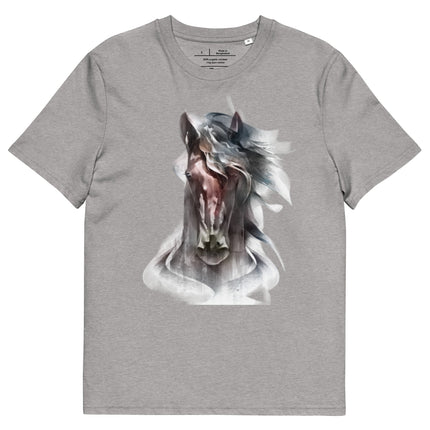 T-shirt unisexe en coton biologique - Tête de cheval - pimp your tee