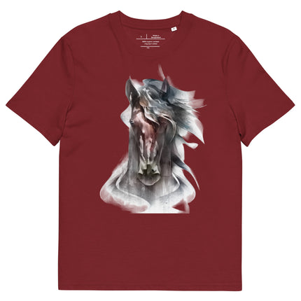 T-shirt unisexe en coton biologique - Tête de cheval - pimp your tee